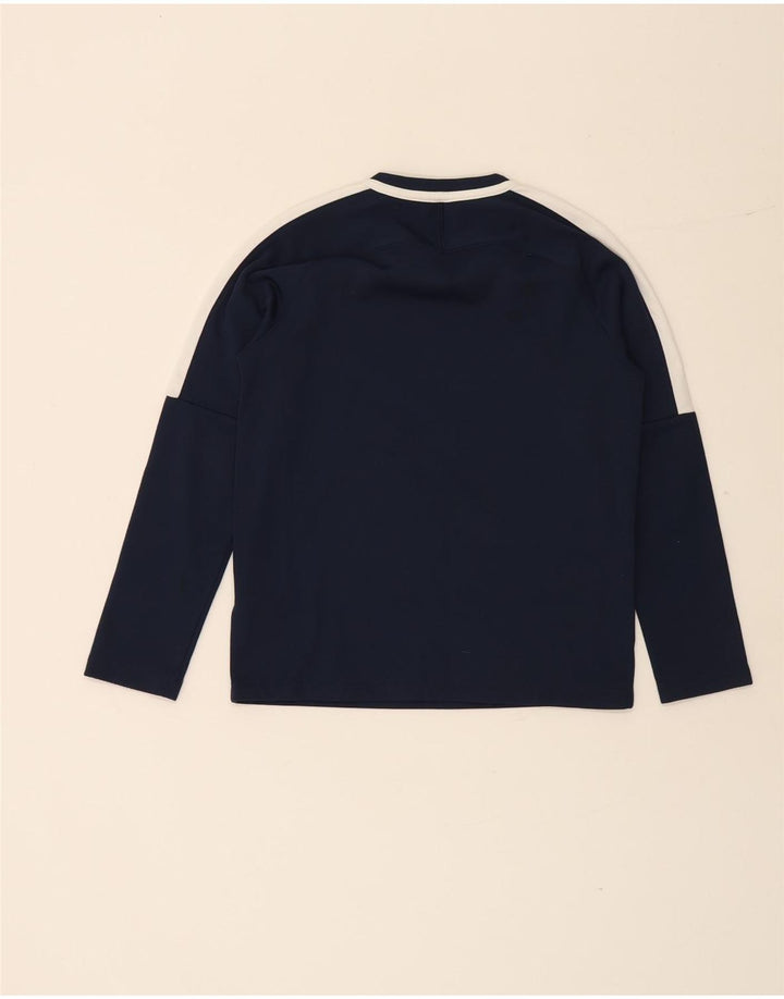 Nike Boys Dri Fit Top μακριά μανίκια 10-11 ετών Medium Navy Blue Polyester