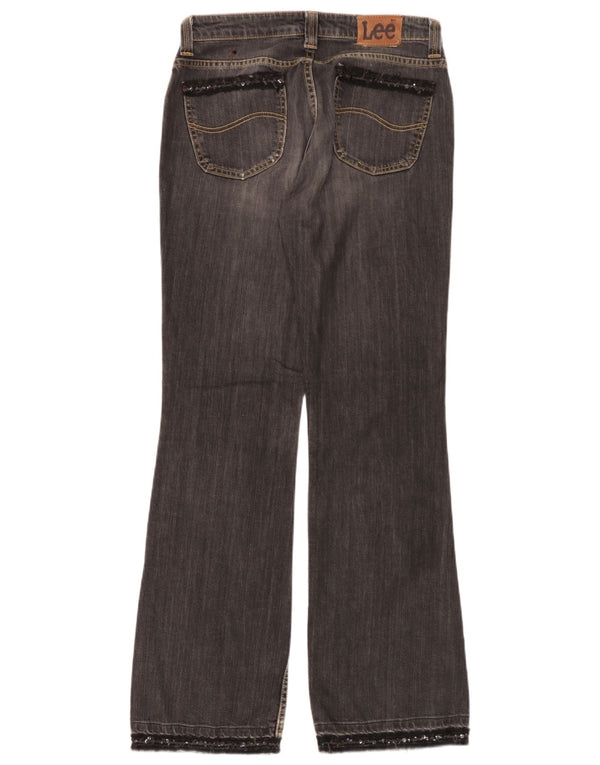 Lee Womens Desoto Bootcut Jeans W32 L33 Γκρι βαμβακερό