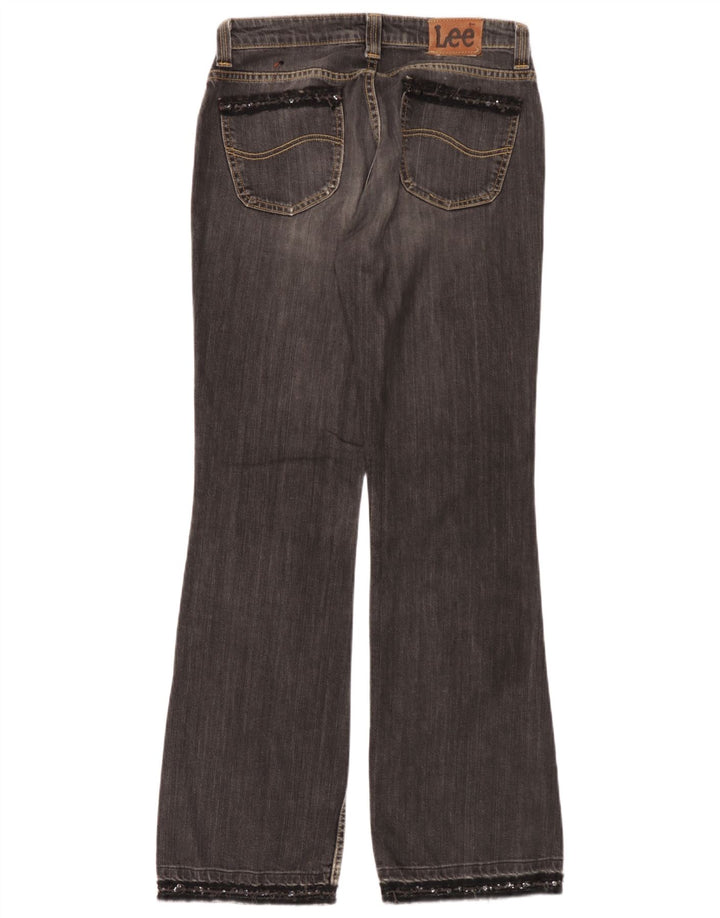 Lee Womens Desoto Bootcut Jeans W32 L33 Γκρι βαμβακερό