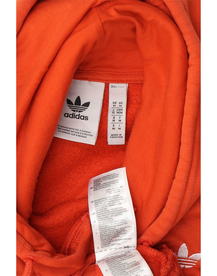 Adidas Ανδρικό Hoodie Jumper Μεσαίο πορτοκαλί βαμβακερό