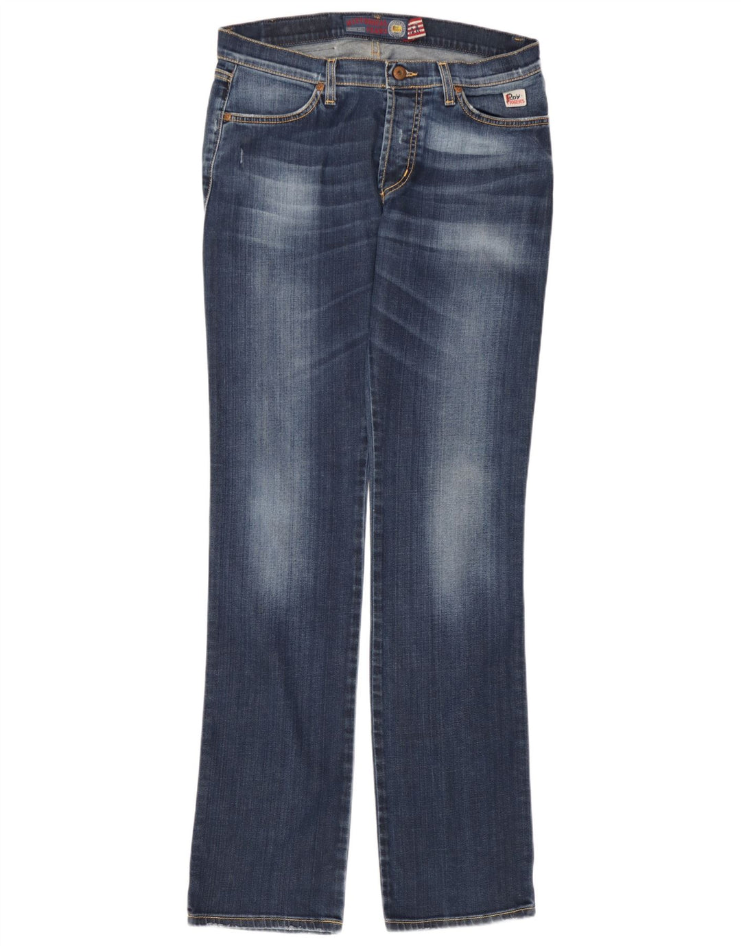 Roy Rogers Γυναικεία Bootcut Jeans IT 46 Large W32 L36 Blue Cotton