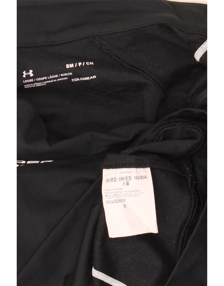 Γυναικείο φούτερ UNDER Armour Cold Gear Crop Jumper UK 10 Small Black