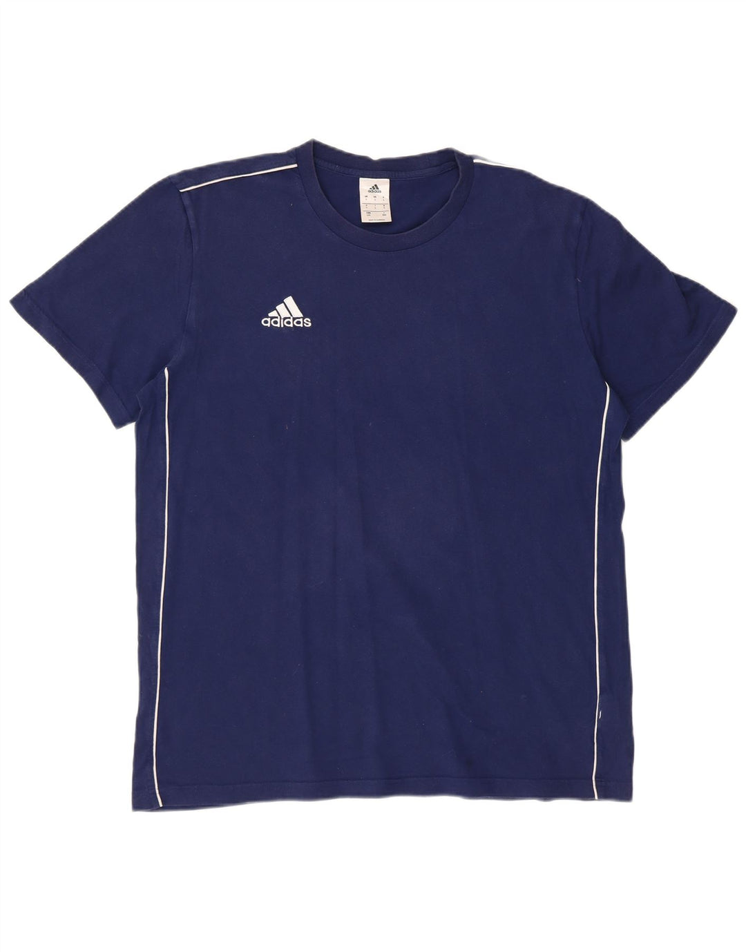 Ανδρικό T-Shirt ADIDAS Top Large Navy Blue από βαμβάκι