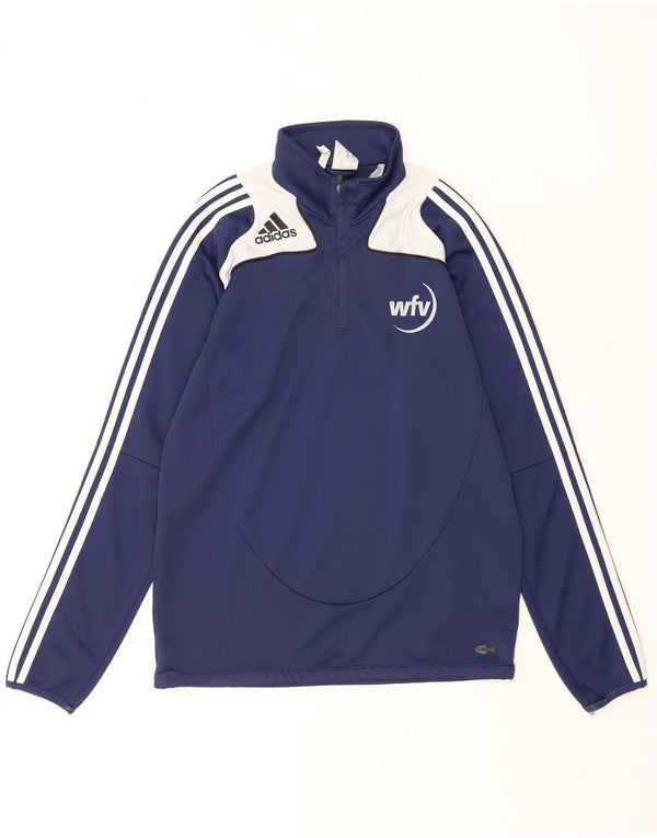 Ανδρική φόρμα φόρμας γραφικών πουλόβερ Adidas Top UK 40/42 Medium Navy Blue