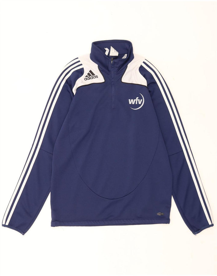 Ανδρική φόρμα φόρμας γραφικών πουλόβερ Adidas Top UK 40/42 Medium Navy Blue