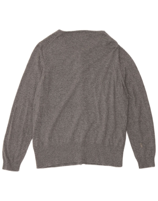 Marks & Spencer Γυναικεία ζακέτα πουλόβερ UK 22 3XL γκρι βισκόζη