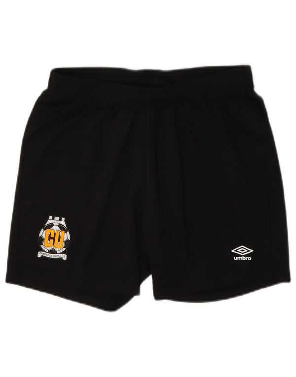 Umbro Boys Cambridge United F.C. Γραφικό αθλητικό σορτς 13-14 ετών XL Μαύρο
