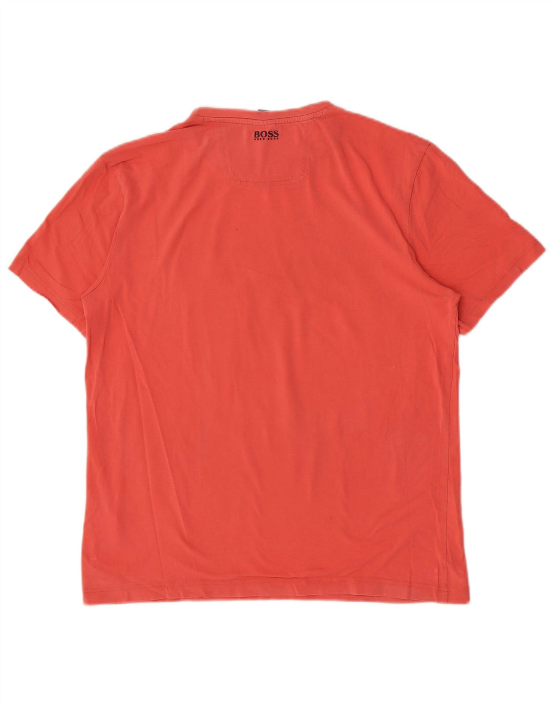 Ανδρικό γραφικό T-Shirt Hugo Boss Τοπ μεσαίο ροζ βαμβακερό