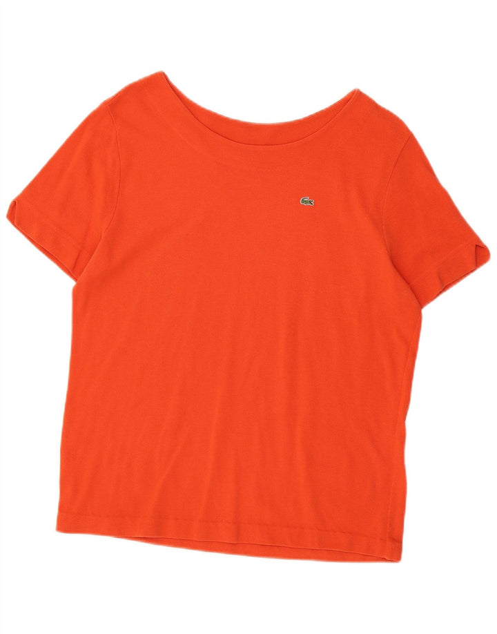 Γυναικείο T-Shirt LACOSTE Top Size 48 XL Πορτοκαλί