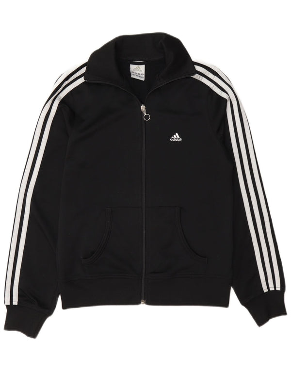 Γυναικεία αθλητική φόρμα Adidas Top Jacket UK 10 Small Black Polyester
