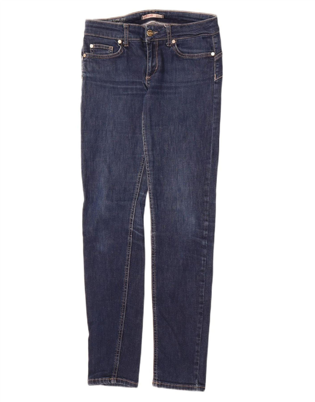 LIU JO Womens Slim Jeans W27 L30 Navy Blue Cotton