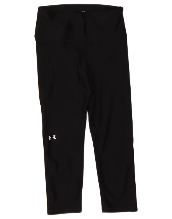 Under Armour Γυναικεία Κάπρι Κολάν UK 8 Small Black