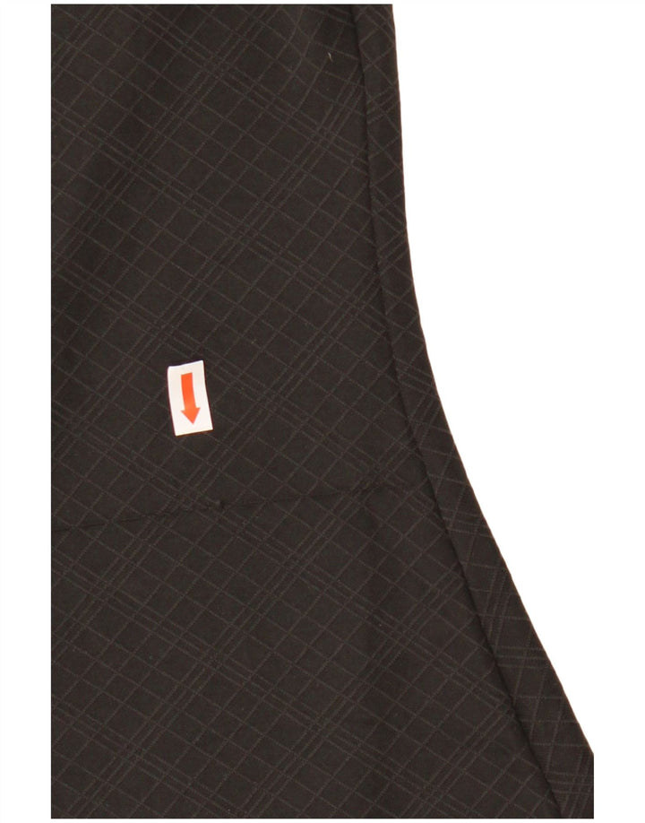 Γυναικείο ADIDAS Climacool μπλουζάκι πόλο UK 10 Μικρό μαύρο γεωμετρικό πολυεστέρα