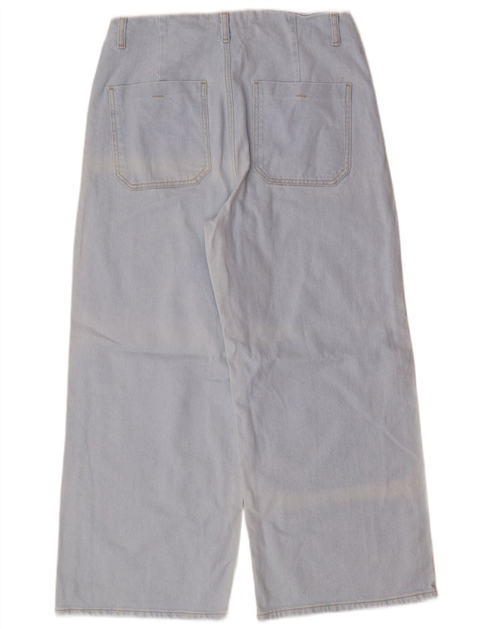 Zara γυναικείο ψηλόμεσο φαρδύ τζιν EU 42 Large W32 L26 Blue Classic