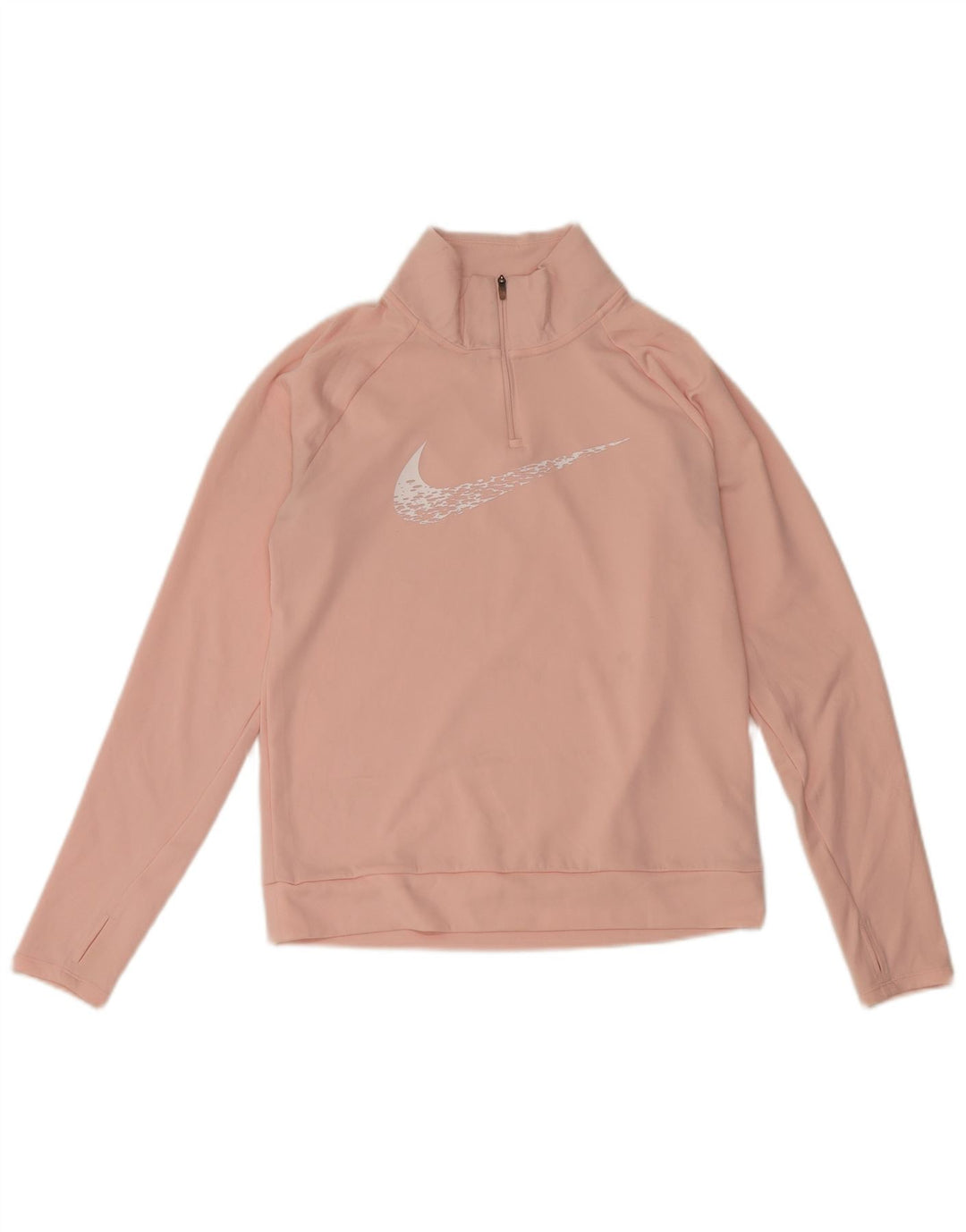 Γυναικεία φόρμα Nike με γραφικό πουλόβερ με φερμουάρ Top UK 6 XS Pink