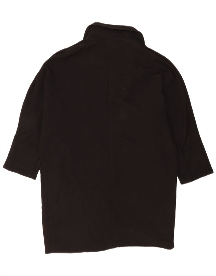 Topshop Γυναικείο Oversized Πανωφόρι UK 12 Medium Black Polyester