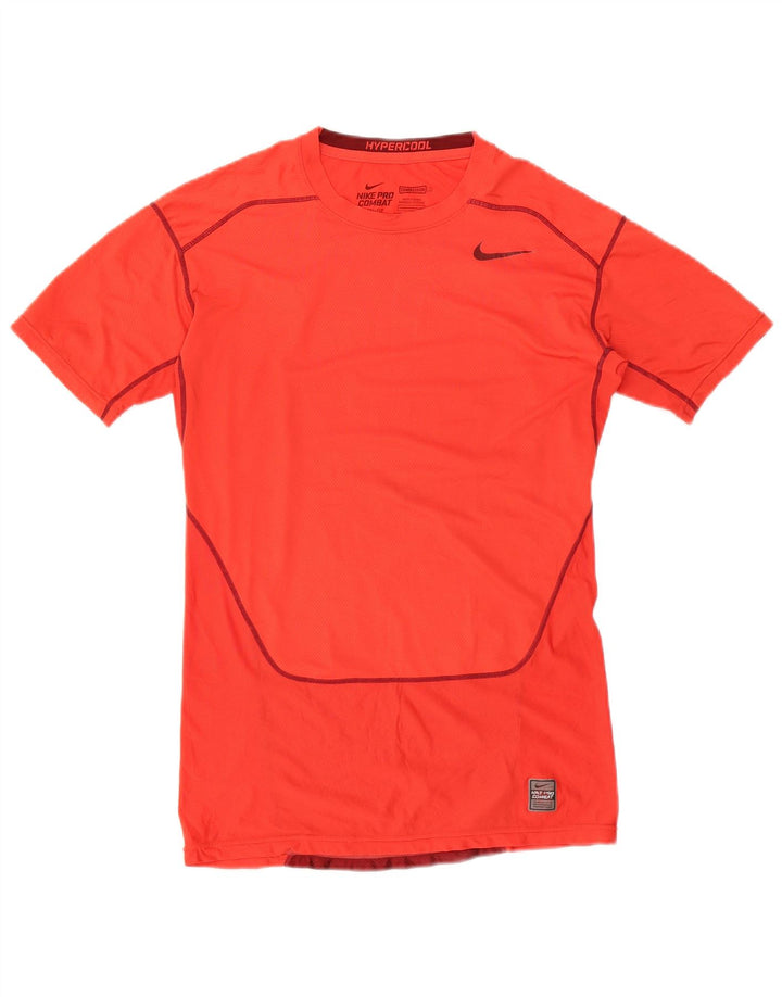 Ανδρικό μπλουζάκι Nike Dri Fit Top Large Red Colourblock