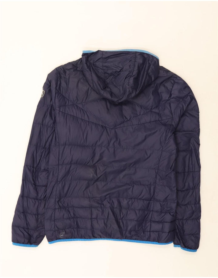 Puma Ανδρικό μπουφάν με κουκούλα UK 40 Large Navy Blue Nylon