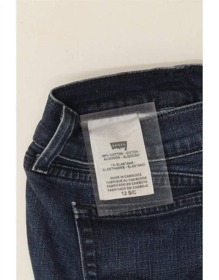 LEVI'S Γυναικεία Bootcut Τζιν US 12 Large W32 L29 Μπλε βαμβακερό