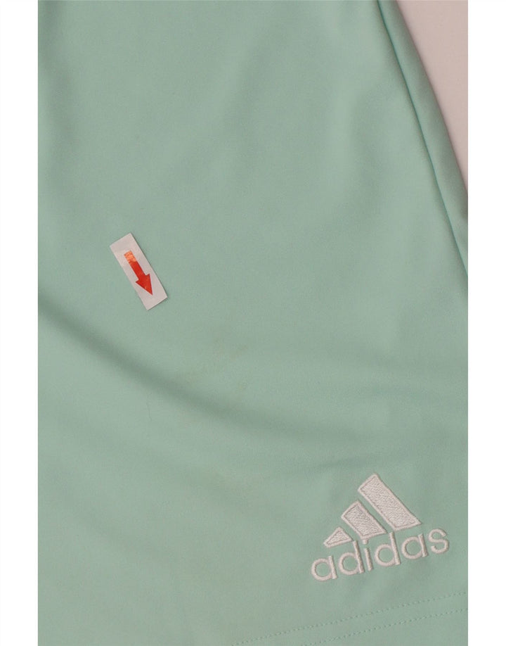 Ανδρικό αθλητικό σορτς Adidas από μεσαίο πράσινο πολυεστέρα