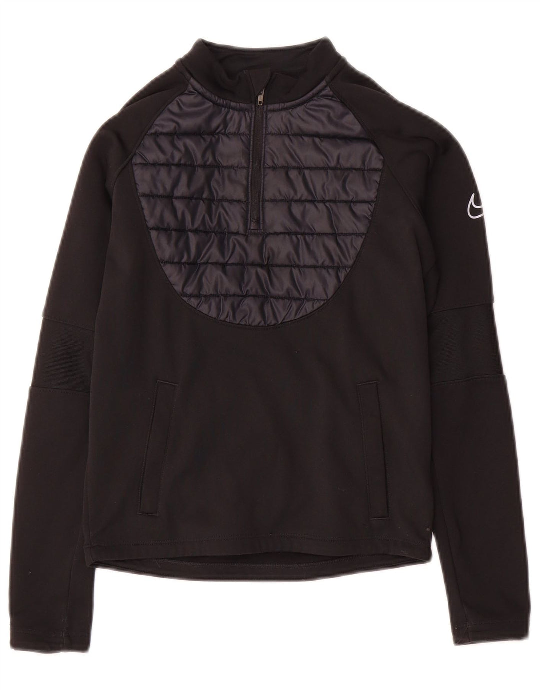 Φόρμουλα Nike Boys Therma-Fit με φερμουάρ πουλόβερ φόρμα 8-9 ετών μικρό μαύρο