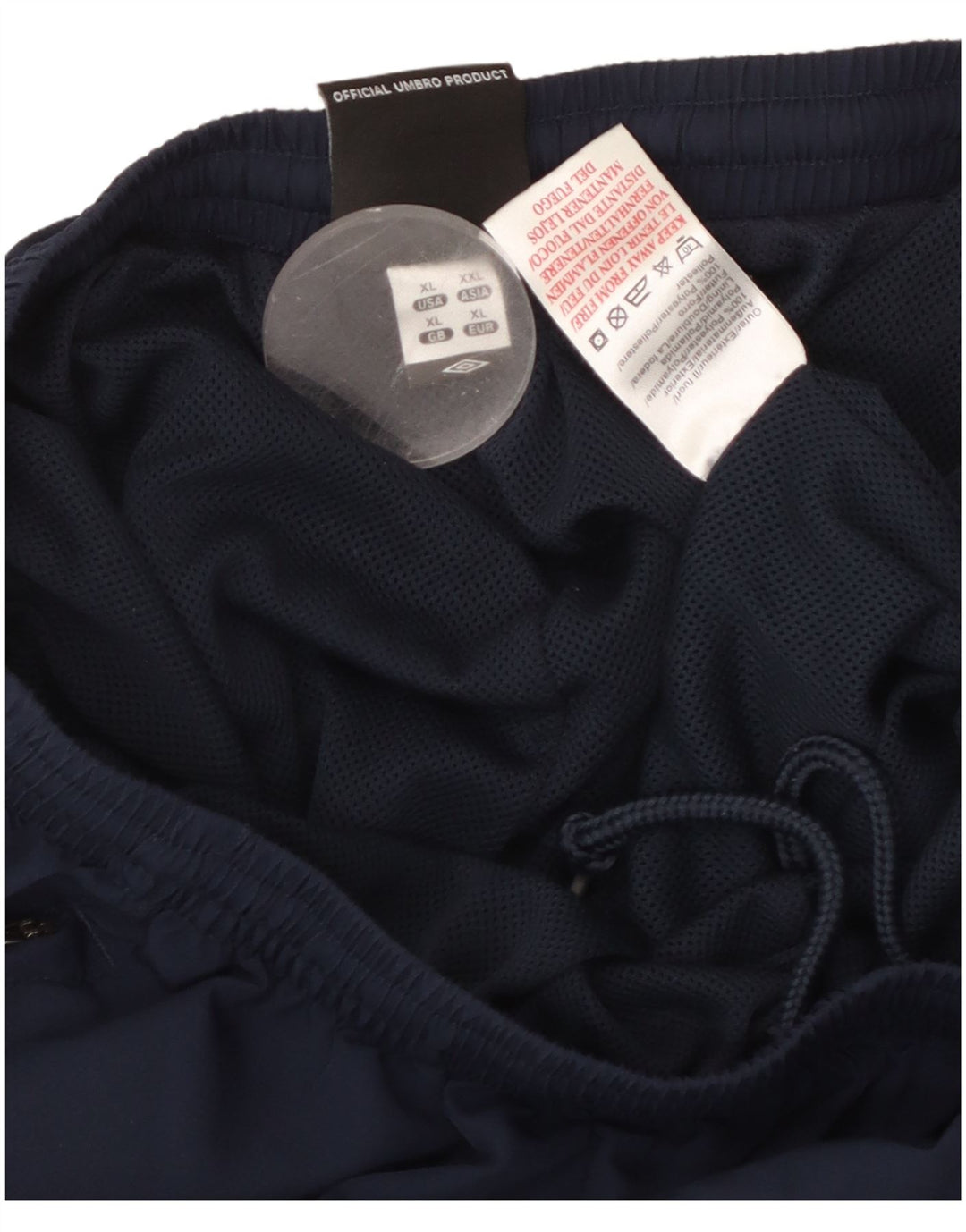 Ανδρική αθλητική φόρμα UMBRO Παντελόνι XL Navy Blue Polyester