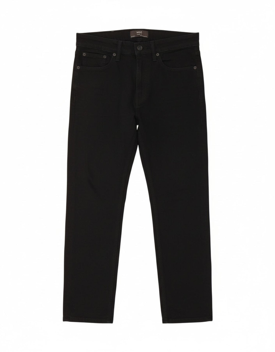 MARKS & SPENCER Mens Slim Jeans W30 L24 Black Cotton Vintage Marks & Spencer and Second-Hand Marks & Spencer from Messina Hembry 