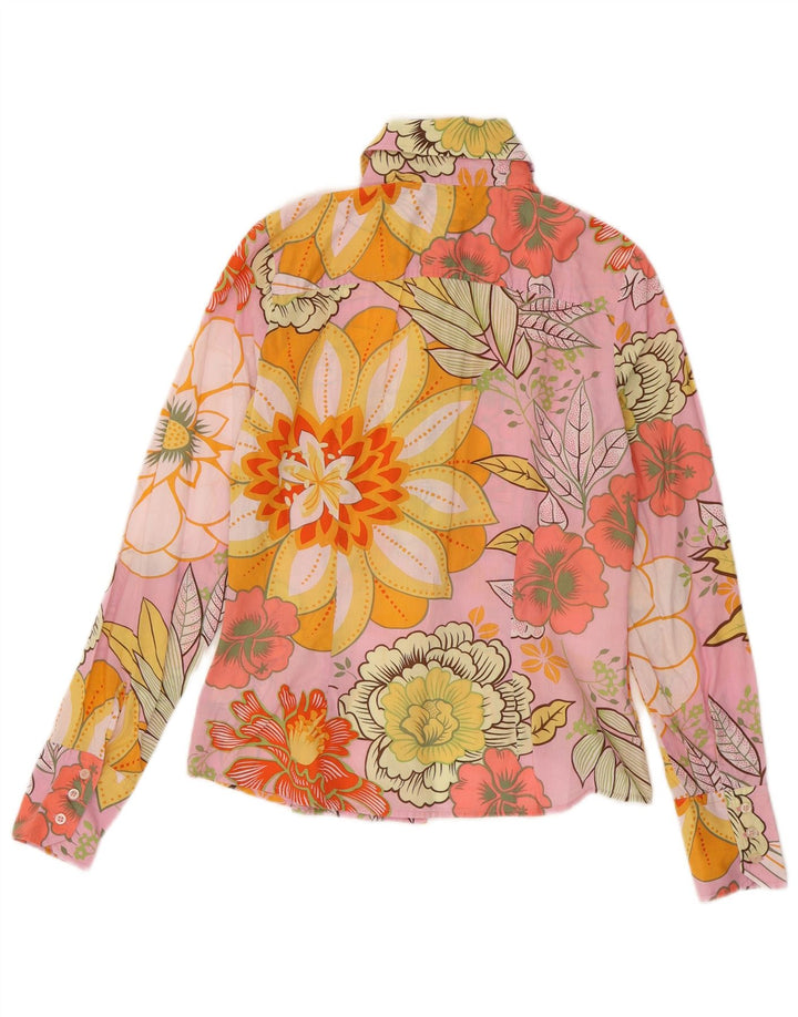 Sisley Γυναικείο πουκάμισο UK 12 Medium πολύχρωμο Floral