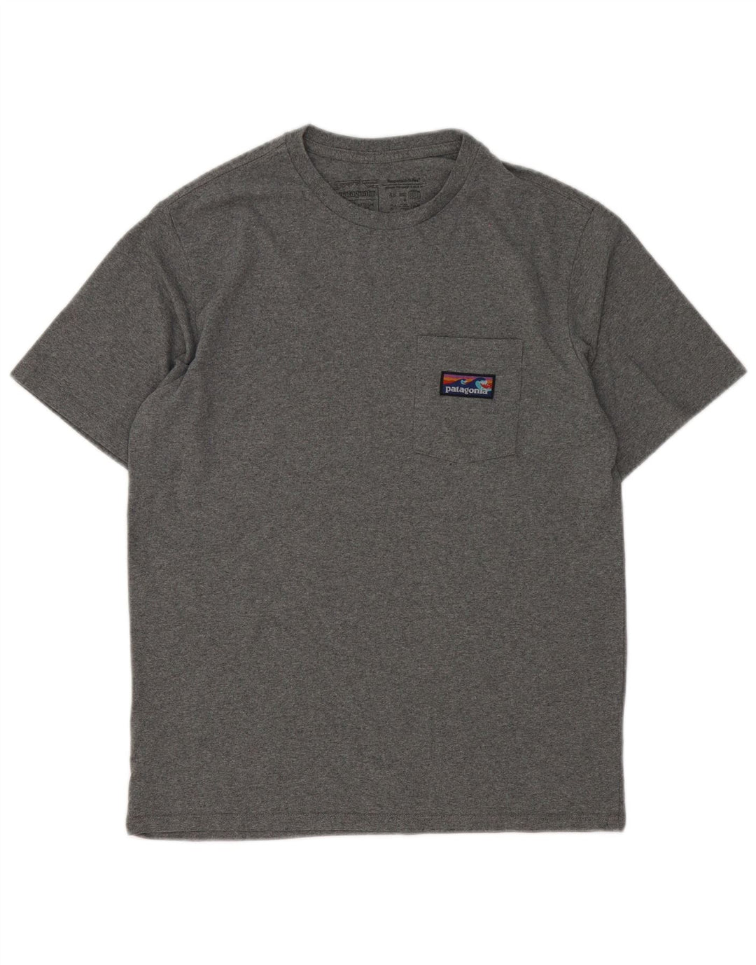 Patagonia Ανδρικό T-Shirt με κανονική εφαρμογή, μικρό γκρι βαμβακερό