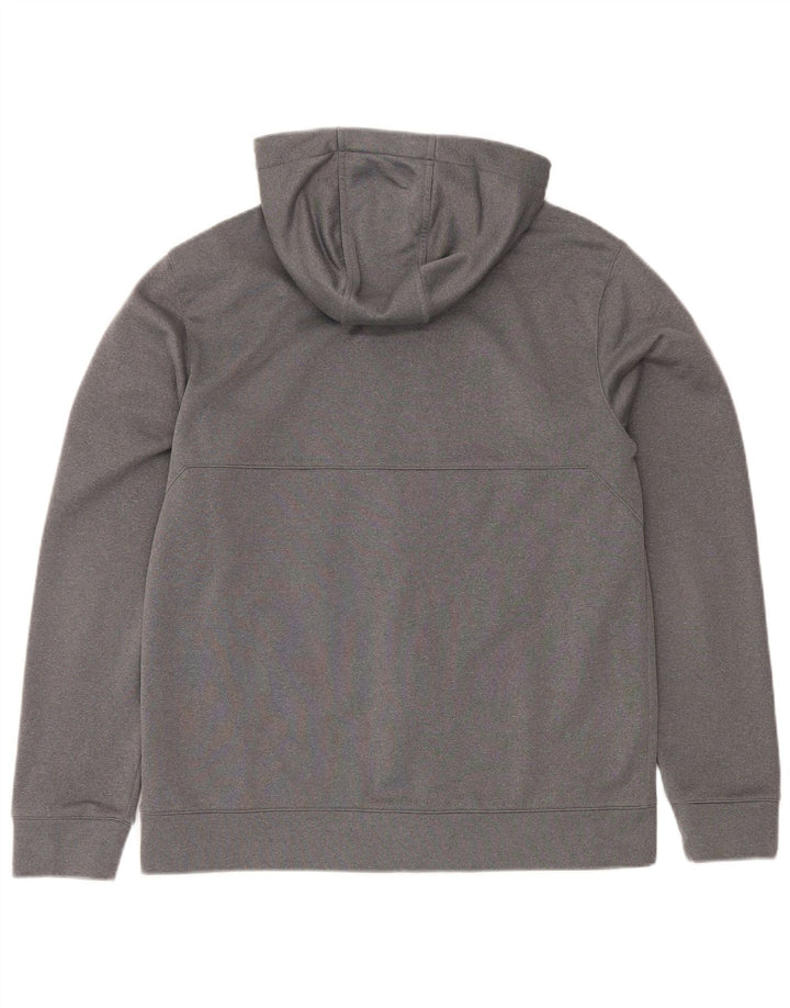 Ανδρικό πουλόβερ με κουκούλα με φερμουάρ North Face Medium Grey Polyester
