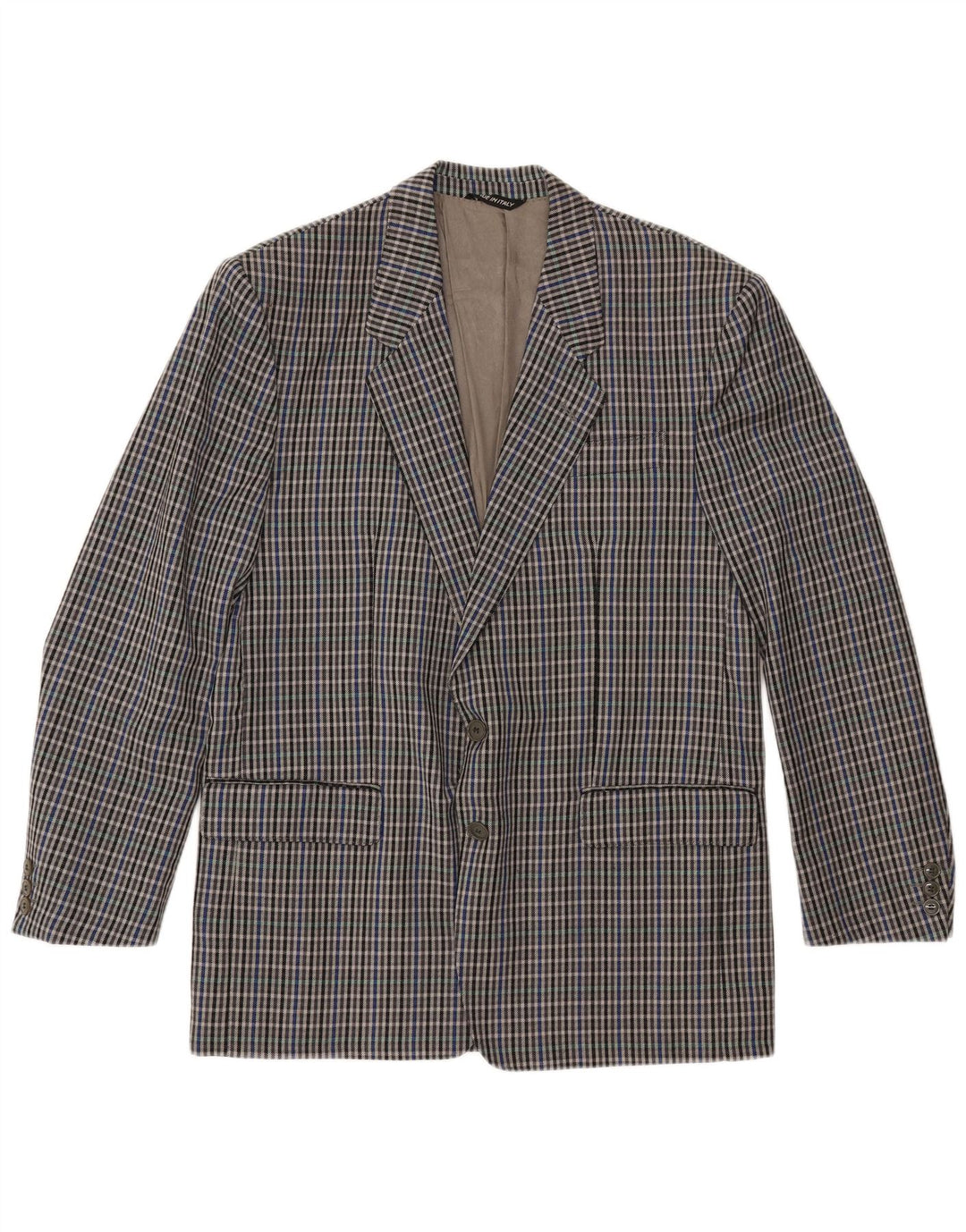 MARIO ZEGNA Ανδρικό σακάκι με 2 κουμπιά σακάκι IT 52 XL Γκρι μαλλί