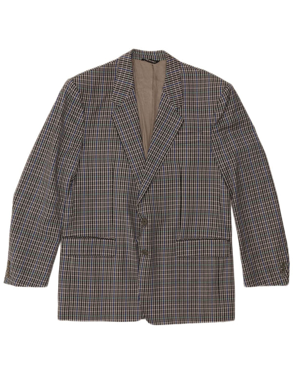 MARIO ZEGNA Ανδρικό σακάκι με 2 κουμπιά σακάκι IT 52 XL Γκρι μαλλί