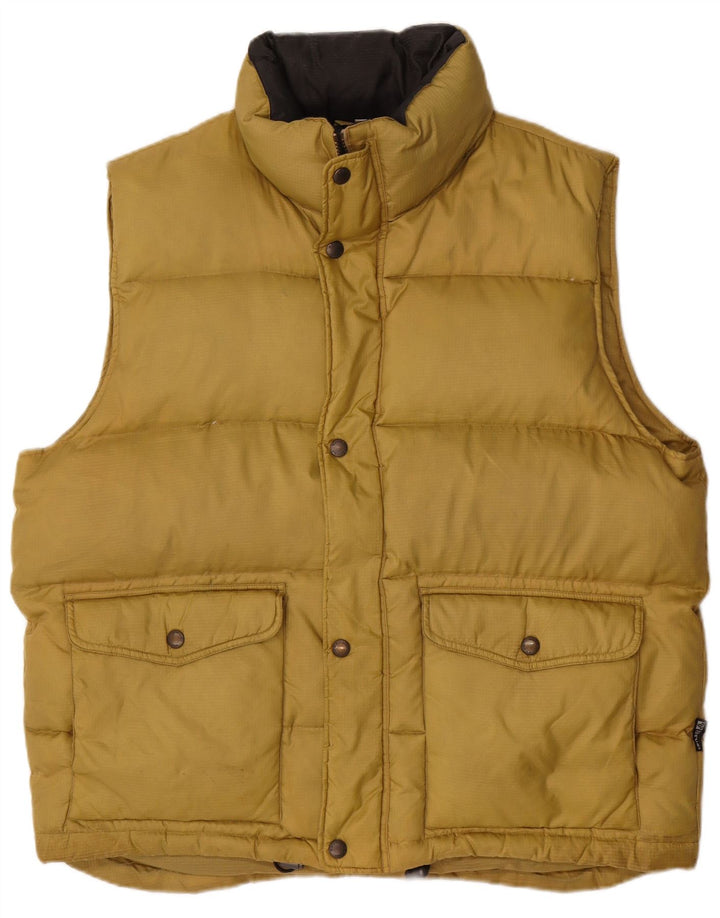 Brugi Ανδρικό padded Gilet IT 54 2XL Yellow Polyamide