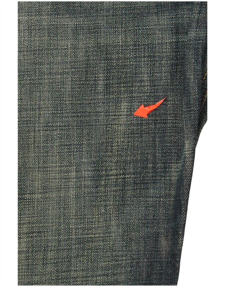 DIESEL Γυναικείο ίσιο τζιν W30 L34 Navy Blue Cotton