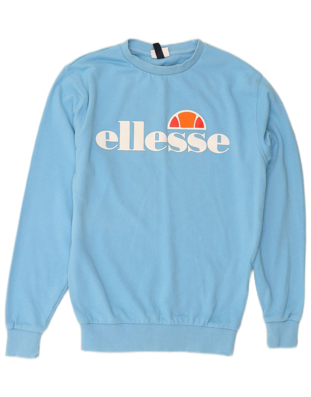 Γυναικείο γραφικό φούτερ ELLESSE Jumper UK 8 Small Blue Cotton