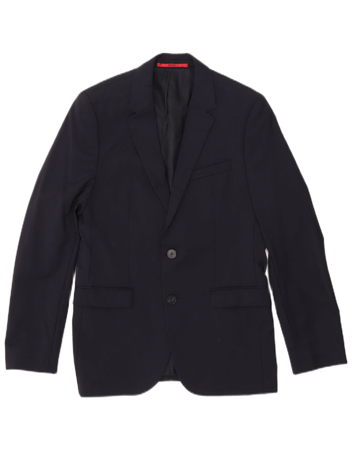 Hugo Boss Ανδρικό σακάκι μπλέιζερ με 2 κουμπιά EU 46 Small Navy Blue