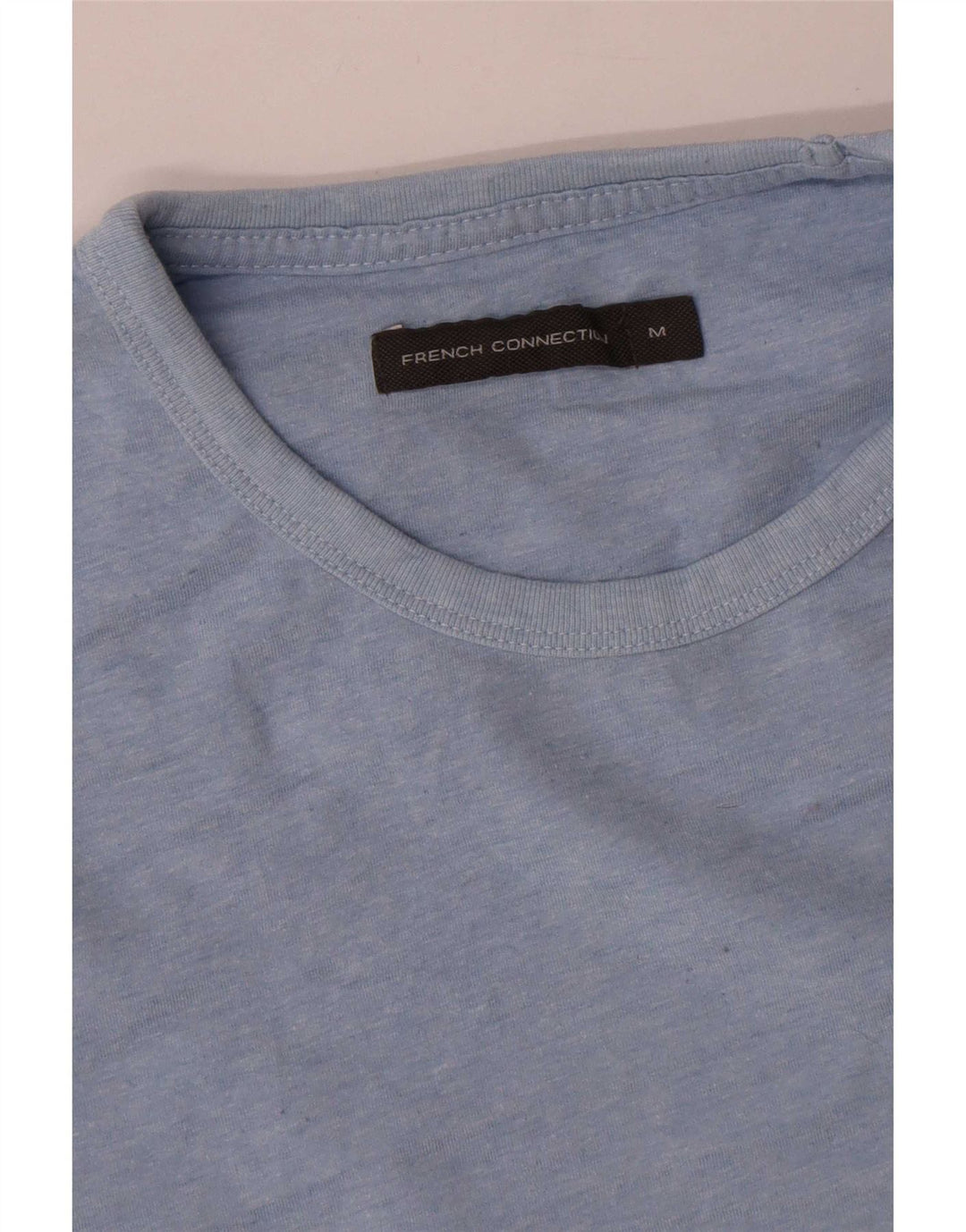 Ανδρικό T-Shirt French Connection Top από μεσαίο μπλε βαμβακερό