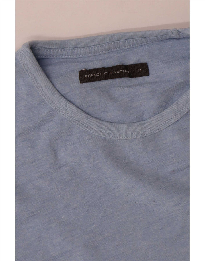 Ανδρικό T-Shirt French Connection Top από μεσαίο μπλε βαμβακερό