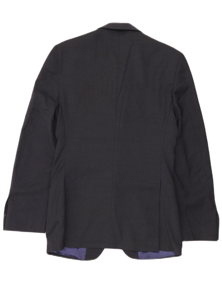 Marks & Spencer Ανδρικό μπουφάν σακάκι με 2 κουμπιά UK 34 XS Navy Blue Wool