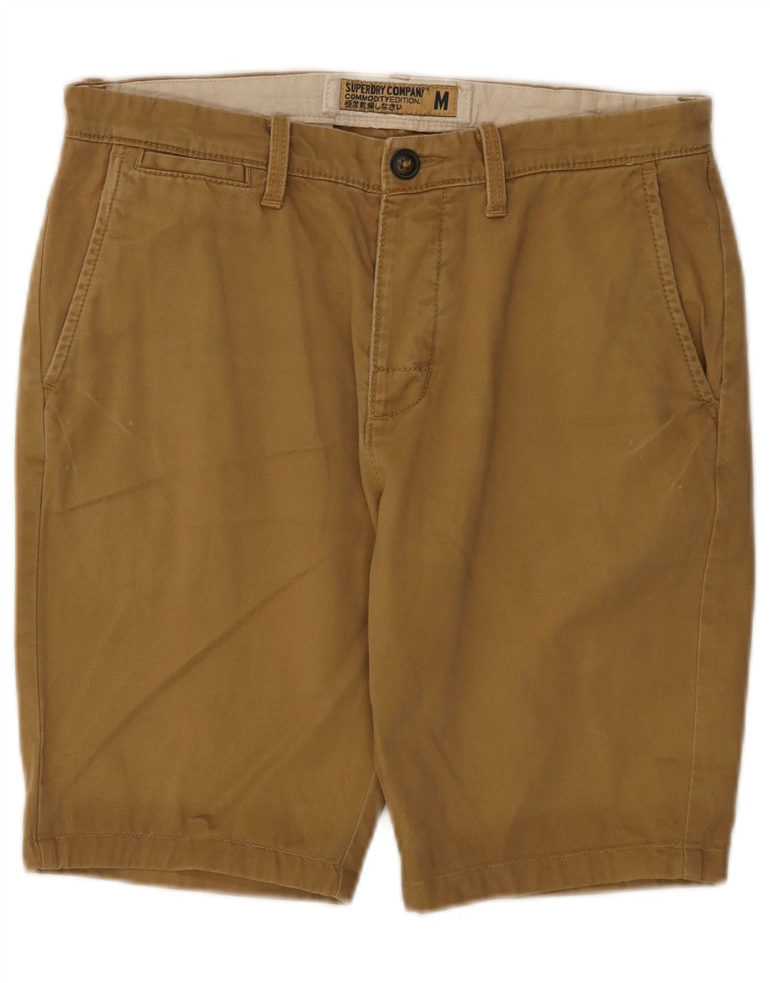 Ανδρικό σορτς Chino Superdry Medium W32 Μπεζ βαμβακερό