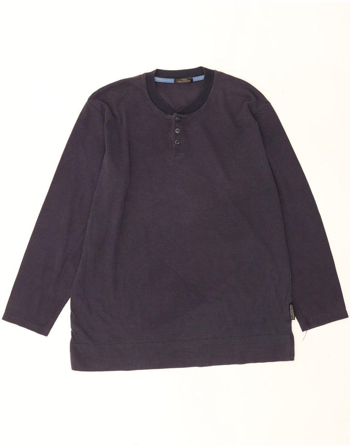 Ανδρικό φούτερ Marks & Spencer Jumper Medium Navy Blue Cotton