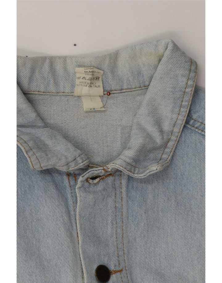 Vintage ανδρικό τζιν μπουφάν UK 38 Medium Blue Cotton