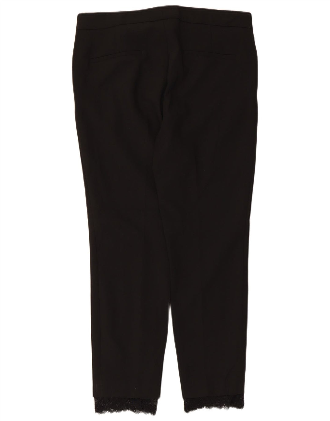 Zara Γυναικείο Slim Suit Παντελόνι Medium W28 L26 Μαύρο Πολυεστέρας