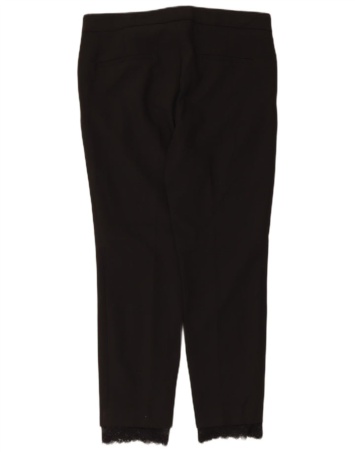 Zara Γυναικείο Slim Suit Παντελόνι Medium W28 L26 Μαύρο Πολυεστέρας