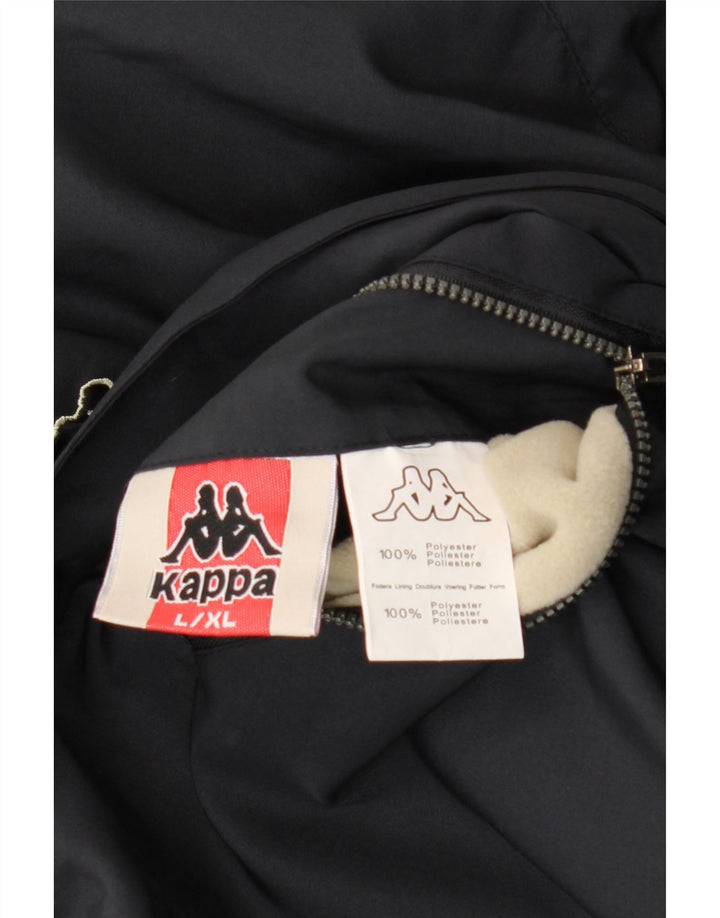 Ανδρικό μπουφάν Kappa Windbreaker UK 40 Large Navy Blue Polyester