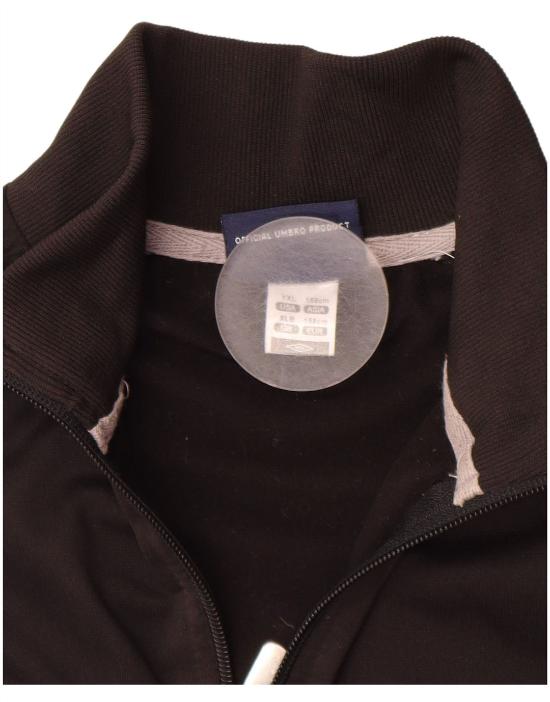 Μπουφάν UMBRO Boys Tracksuit Top Jacket 12-13 Years XL Black Polyester