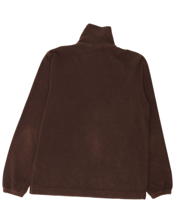 Lotto Mens Zip Neck Fleece Jumper XL Brown