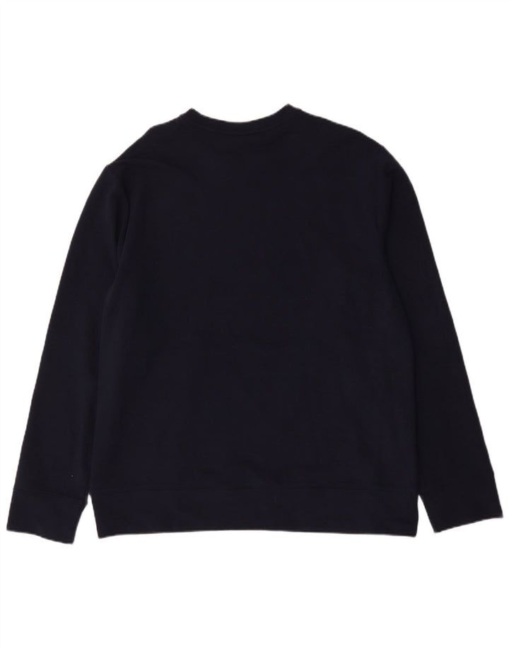 Ανδρικό φούτερ Reebok Jumper Large Navy Blue από βαμβάκι