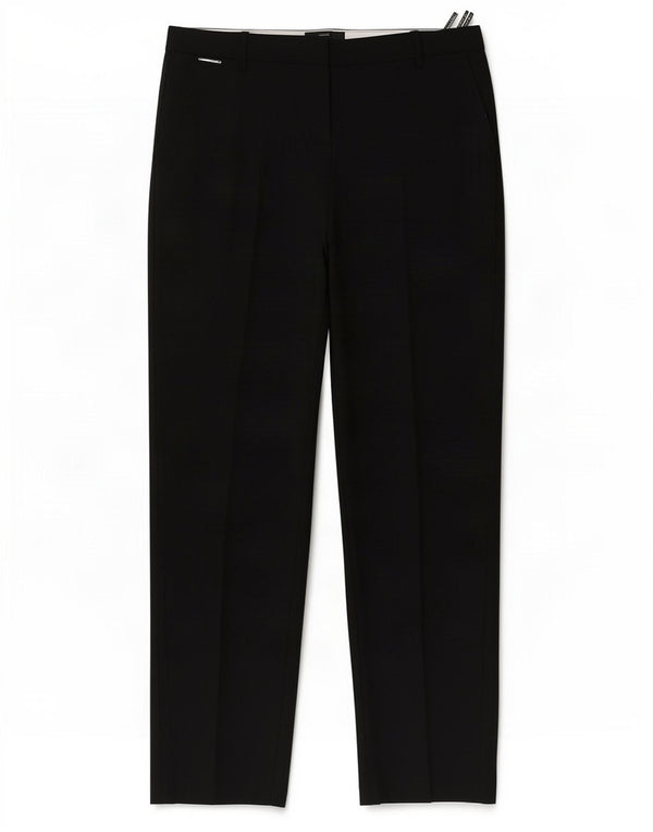 Marks & Spencer Γυναικείο αυτόγραφο παντελόνι Chino UK 12 Medium W32 L31 Μαύρο