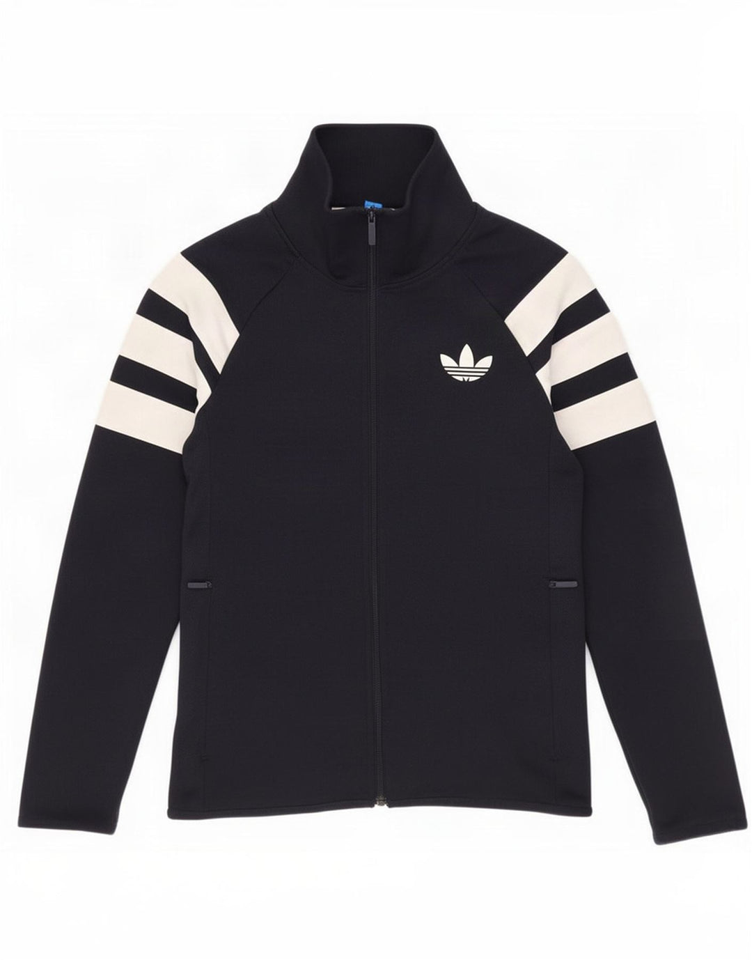 Ανδρική αθλητική φόρμα Adidas Top μπουφάν Small Navy Blue Colorblock Polyester